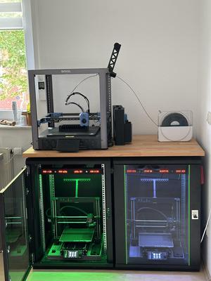 Fans N Lights (19" 3D printer cases)