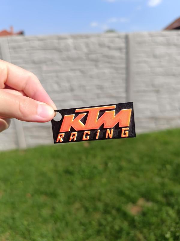 KTM RACING KEYCHAIN