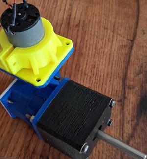 Double reductor : Planetary 1:3.333 ratio Reducer mixed with 29:1 worm Reductor