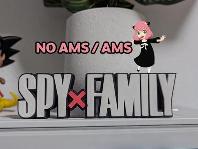 Spy Family Logo / Sign (NO AMS/AMS)