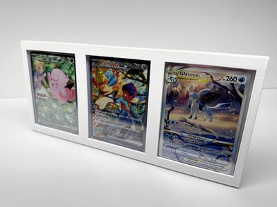 3 Card Toploader Stand 