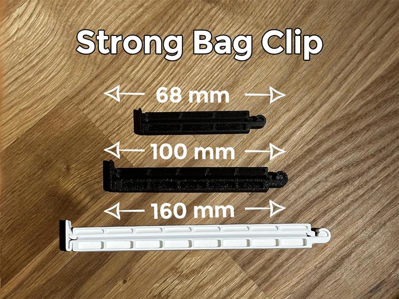 Strong Bag Clip - also with PLA