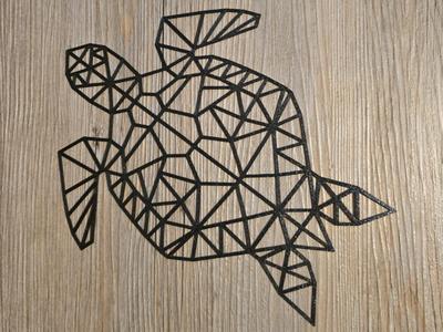Turtle Wall Art / Window Picture