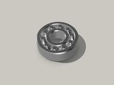 bearing, ball bearing 306, print in place