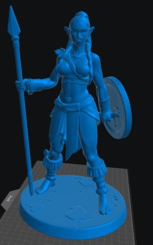 Elf Barbarian Female 2