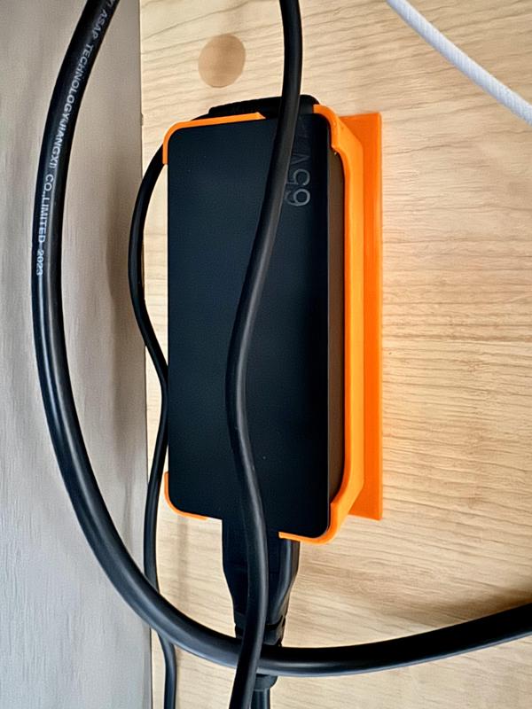 Holder for Lenovo ThinkPad 65W AC-DC Adapter (wall-mounted)