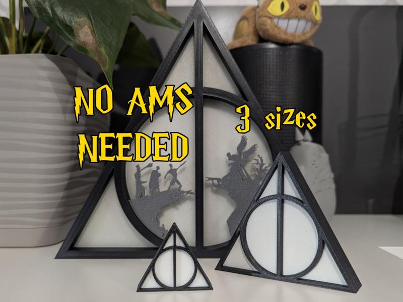 The Deathly Hallows Small/Medium/big (NO AMS/AMS)