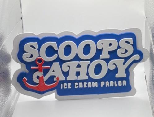 Scoops Ahoy Sign / Logo