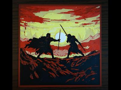 Two Knights - Hueforge