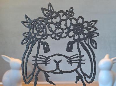 Rabbit for placing and sticking
