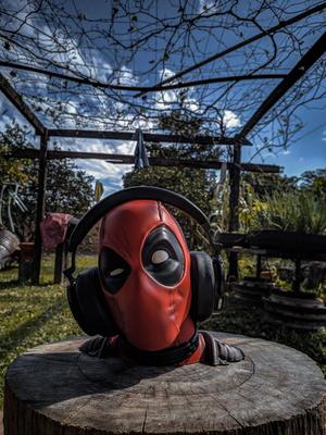 deadpool head 1:1 scale
