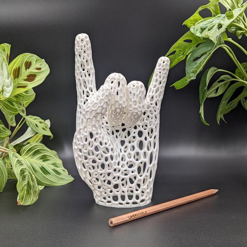 Bionic Hand art - Rock