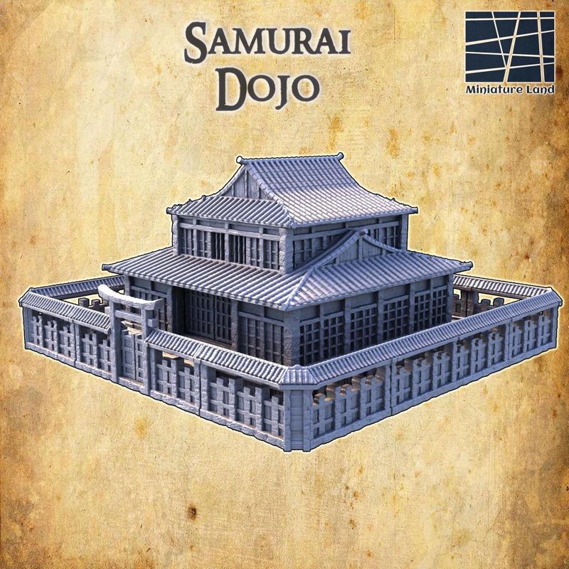 Samurai Dojo Tabletop Terrain 28 mm