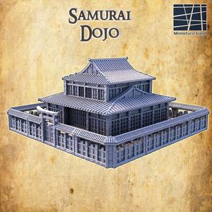 Samurai Dojo Tabletop Terrain 28 mm