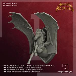 Shadow Wing Pegasus Bust