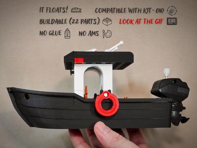 Floating and Motorized Benchy (Kit-010 optional)