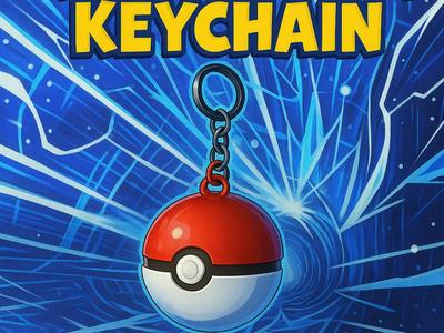 Pokeball Keychain