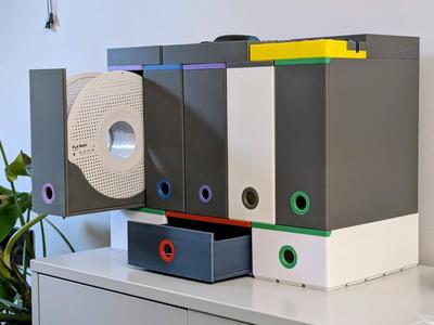 Gridfinity Spool Storage System for Bambu Filament