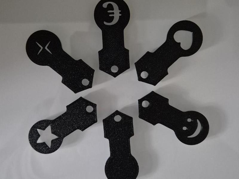 Symbol Coin Keychains – Works in Shopping Carts