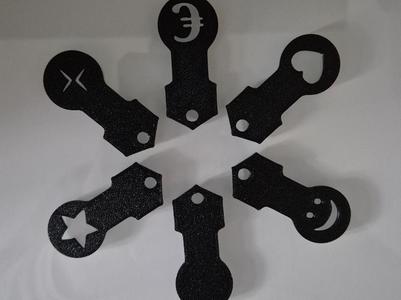 Symbol Coin Keychains – Works in Shopping Carts