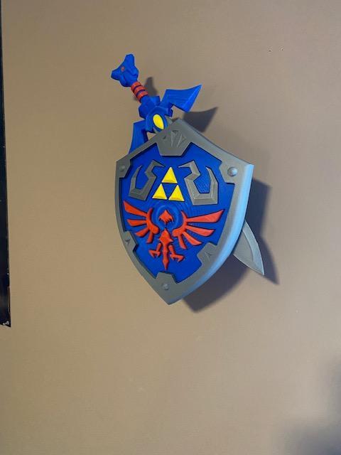 Zelda Master Sword/Shield/Wall Mount