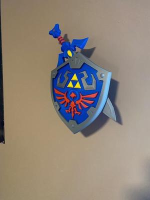 Zelda Master Sword/Shield/Wall Mount