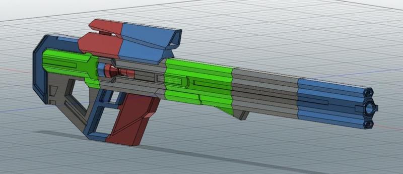 X-COM 2 DarkLance Sniper Rifle (Full Size or Miniature