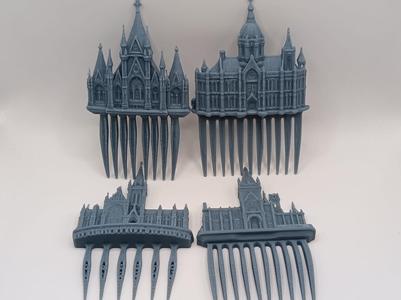 Cathedral Hair Combs