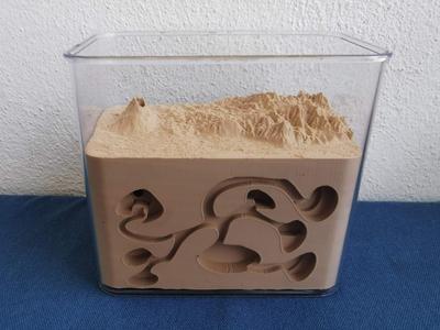Compact ant nest with terrain