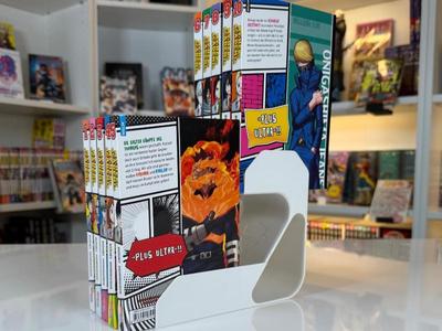 Manga Stand | Tiered Display Shelf | Book Display 