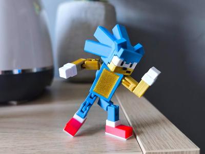 Sonic the Hedgehog - Minecraft Style