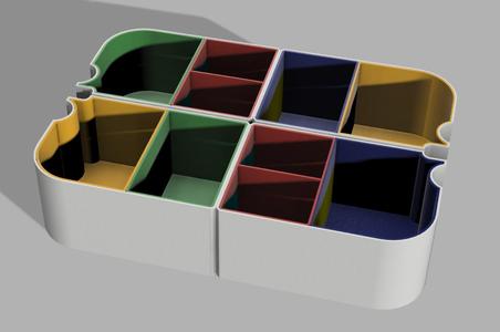Ikea Rashult Trolley Boxes 