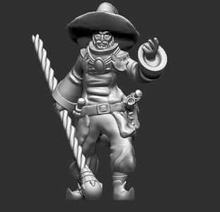 Human mage for fantasy gaming ver 2.0