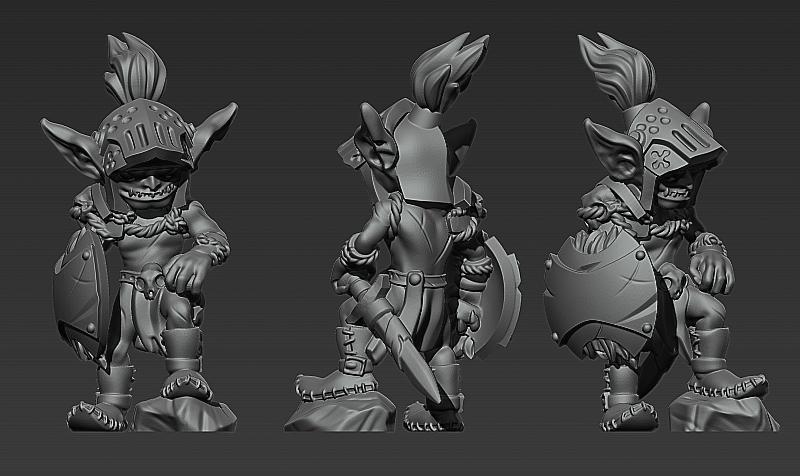 goblin warrior knight. Part of set