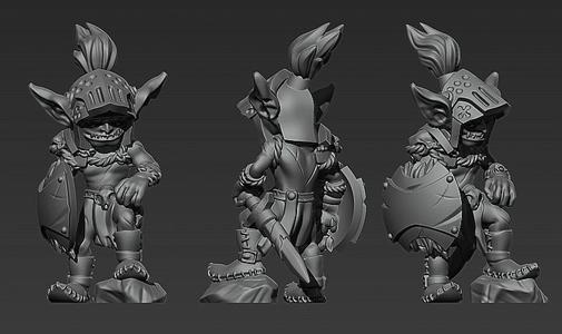 goblin warrior knight. Part of set