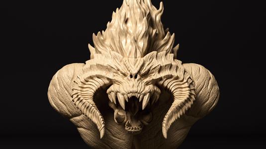 Balrog - Lord of the Rings 3D Print Model