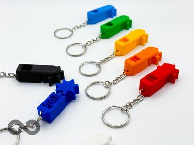 Mini Gear Click Fidget Keychain - Print in Place