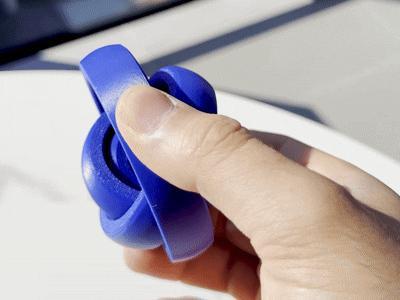 Fidget Gyroid Ring