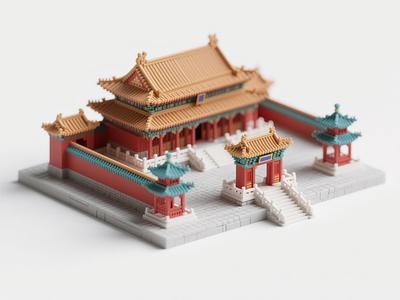 Historical Architecture—Palace Complex Print-in-Place