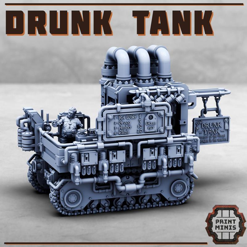Drunk Tank w/ Bar Keeper