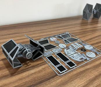 Darth Vader Tie Advanced X1 Kit Card