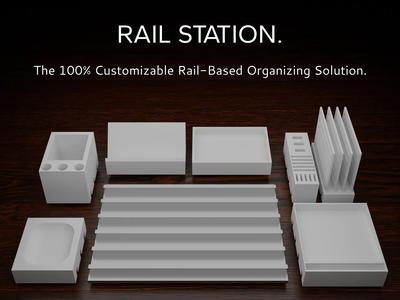 The 100% customizable desk organizer
