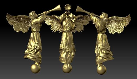 Angel with a pipe single