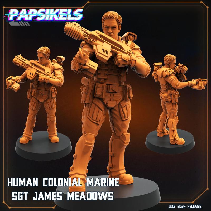 HUMAN COLONIAL MARINE SGT JAMES MEADOWS