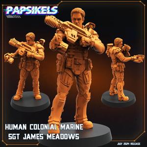 HUMAN COLONIAL MARINE SGT JAMES MEADOWS
