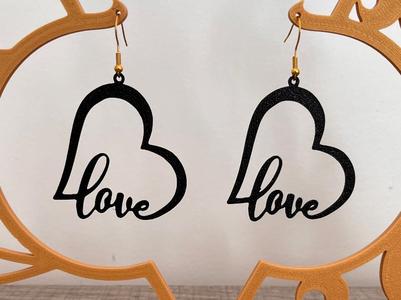 Earrings - Love