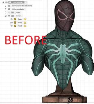 Spider-man bust (fixed)   