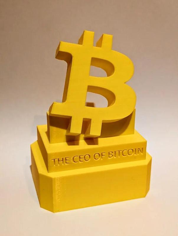 The CEO of Bitcoin - Statue   