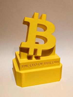 The CEO of Bitcoin - Statue   