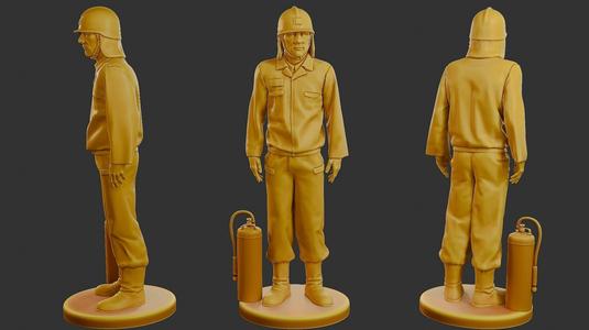 Czechoslovakian firefighter 90s 012